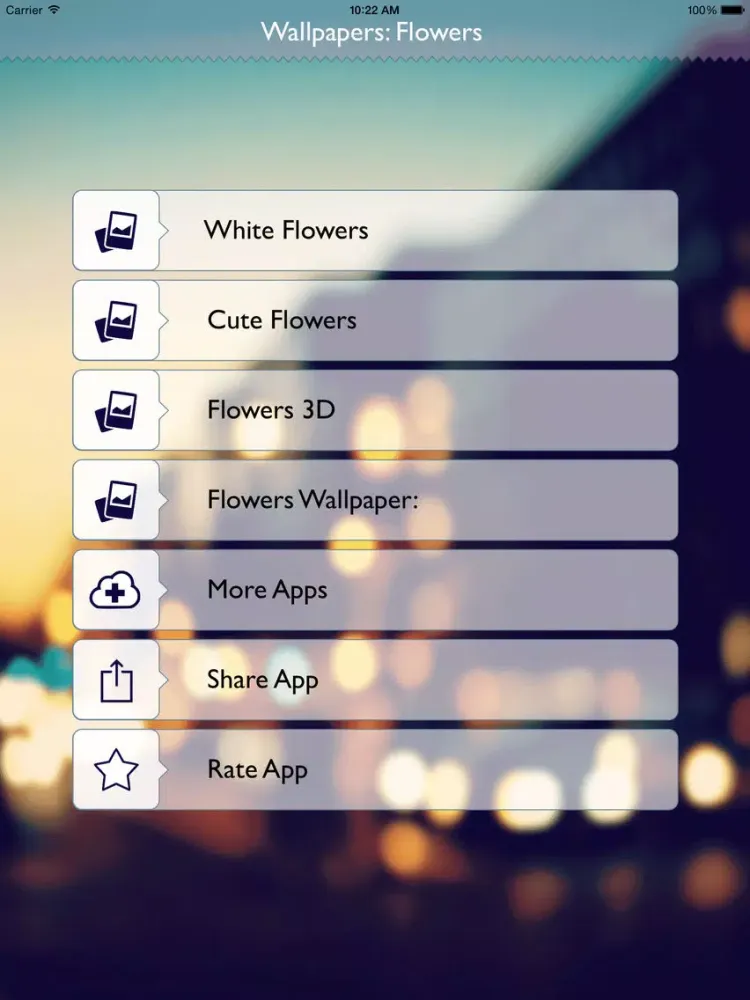 Screenshot di Flowers Wallpaper: Best HD Wallpapers iPad 