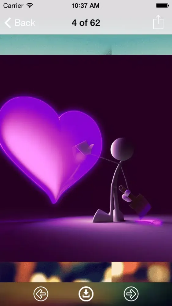 Tangkapan layar Love Wallpaper: Best HD Wallpapers