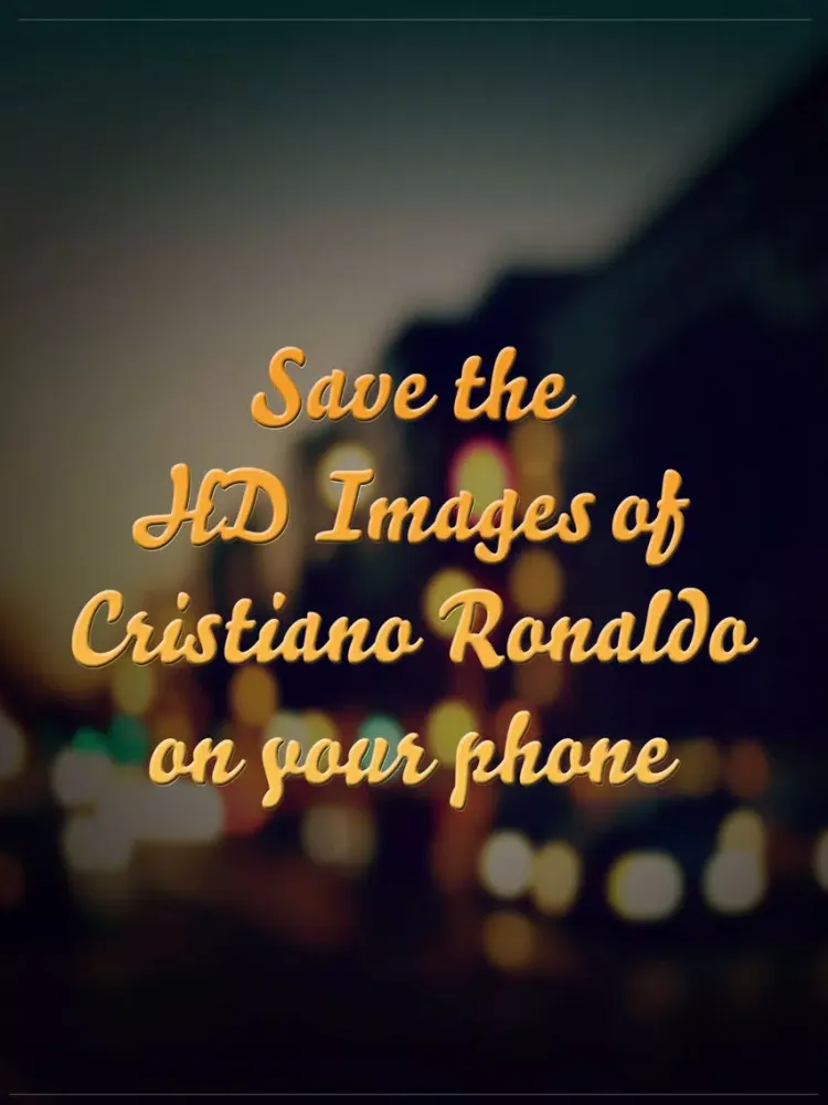 ภาพหน้าจอของ Wallpapers: Cristiano Ronaldo Version iPad 