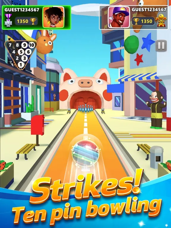 ภาพหน้าจอของ Bowling Club™ - Challenge King iPad 