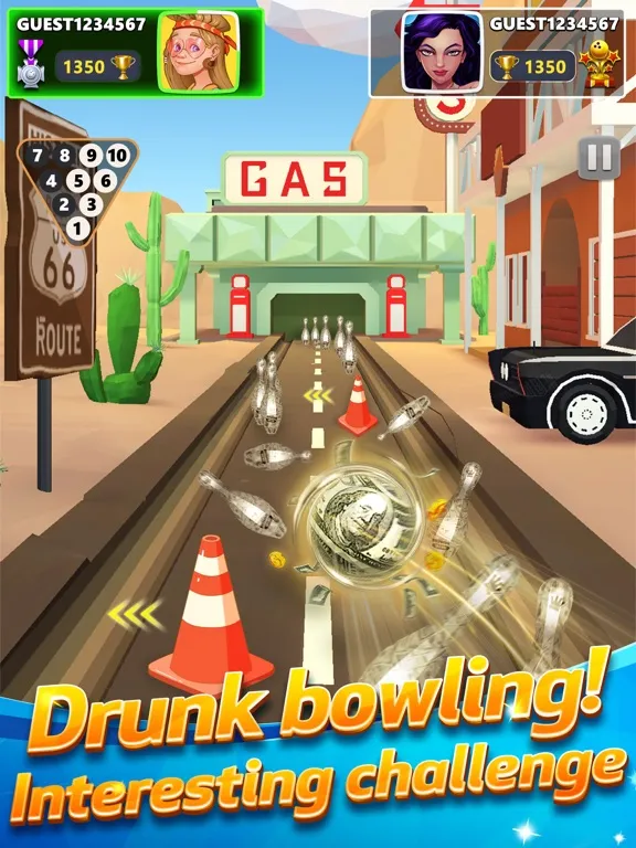 ภาพหน้าจอของ Bowling Club™ - Challenge King iPad 