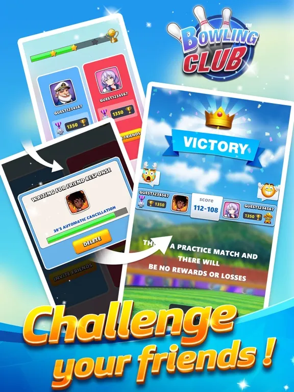 ภาพหน้าจอของ Bowling Club™ - Challenge King iPad 