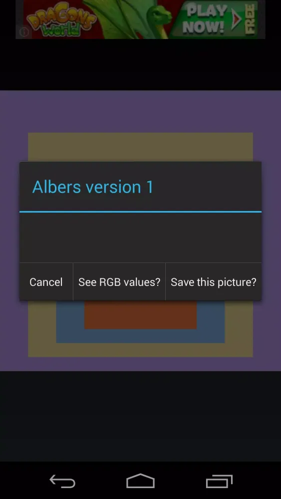Tangkapan layar Albers