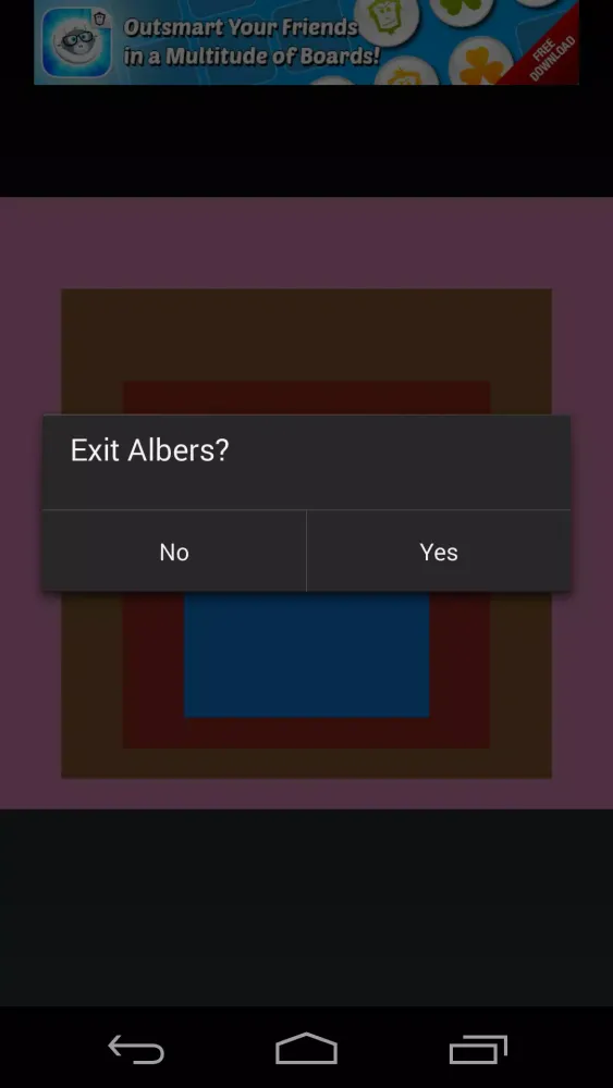 Tangkapan layar Albers