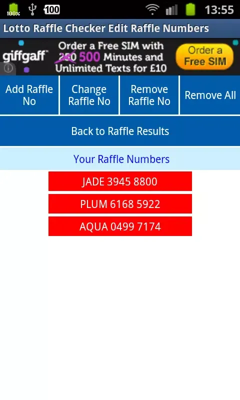 UK Lotto Checker Screenshots