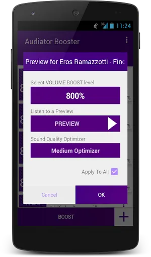 MP3 VOLUME BOOST GAIN LOUD PRO Screenshots