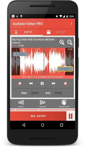 Capturas de pantalla de MP3 Cutter Ringtone Maker PRO