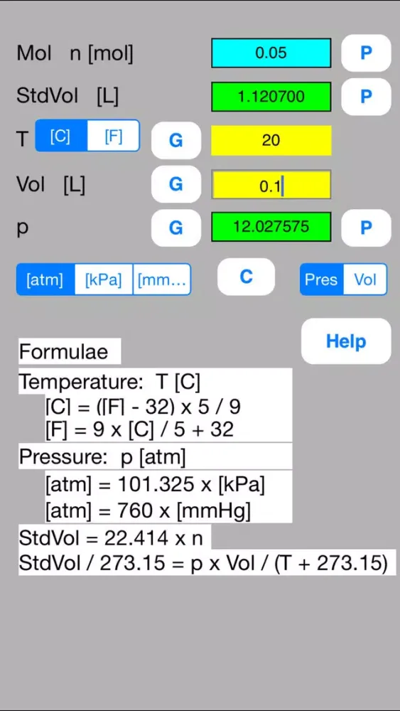 تصاویر Boyle Charles Calculator