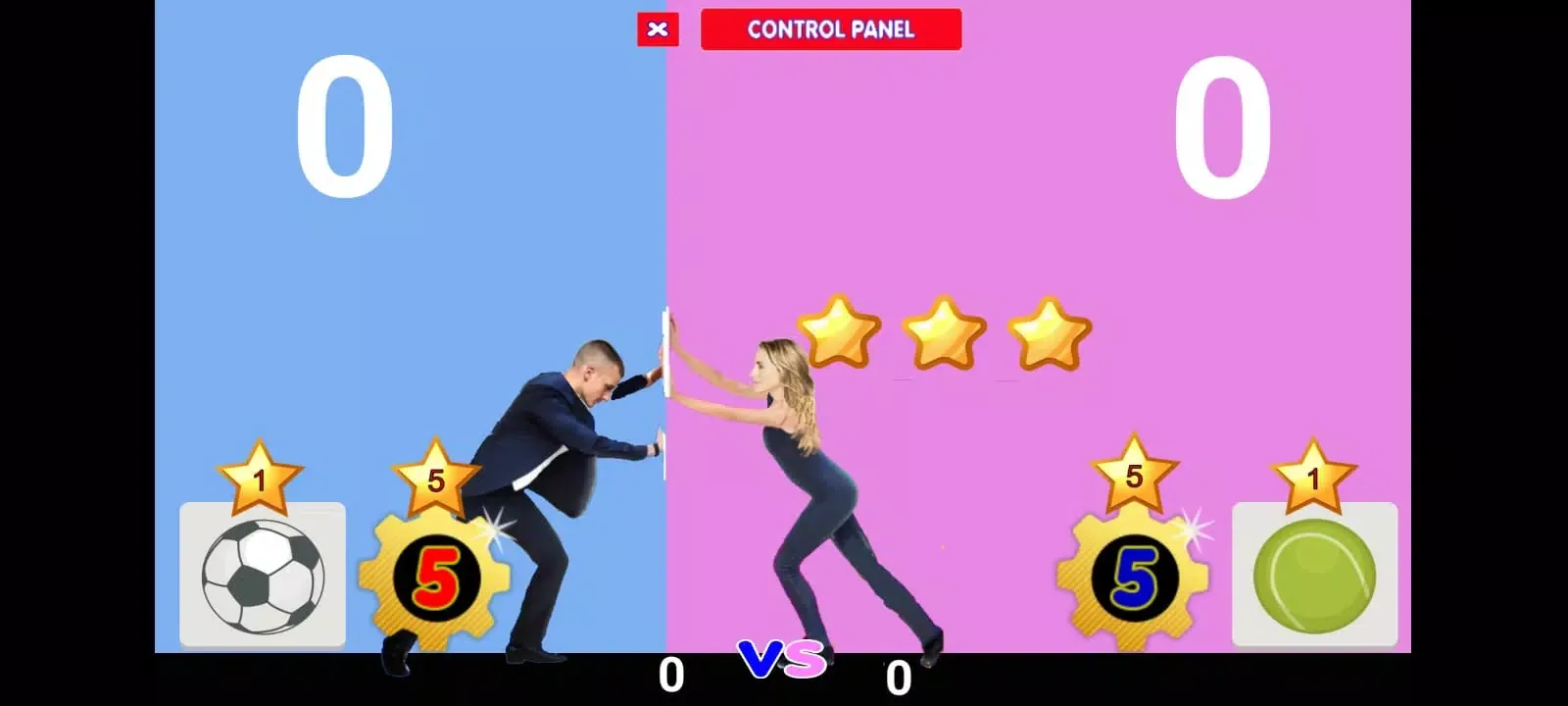 Captures d'écran de Boys vs Girls Tapping