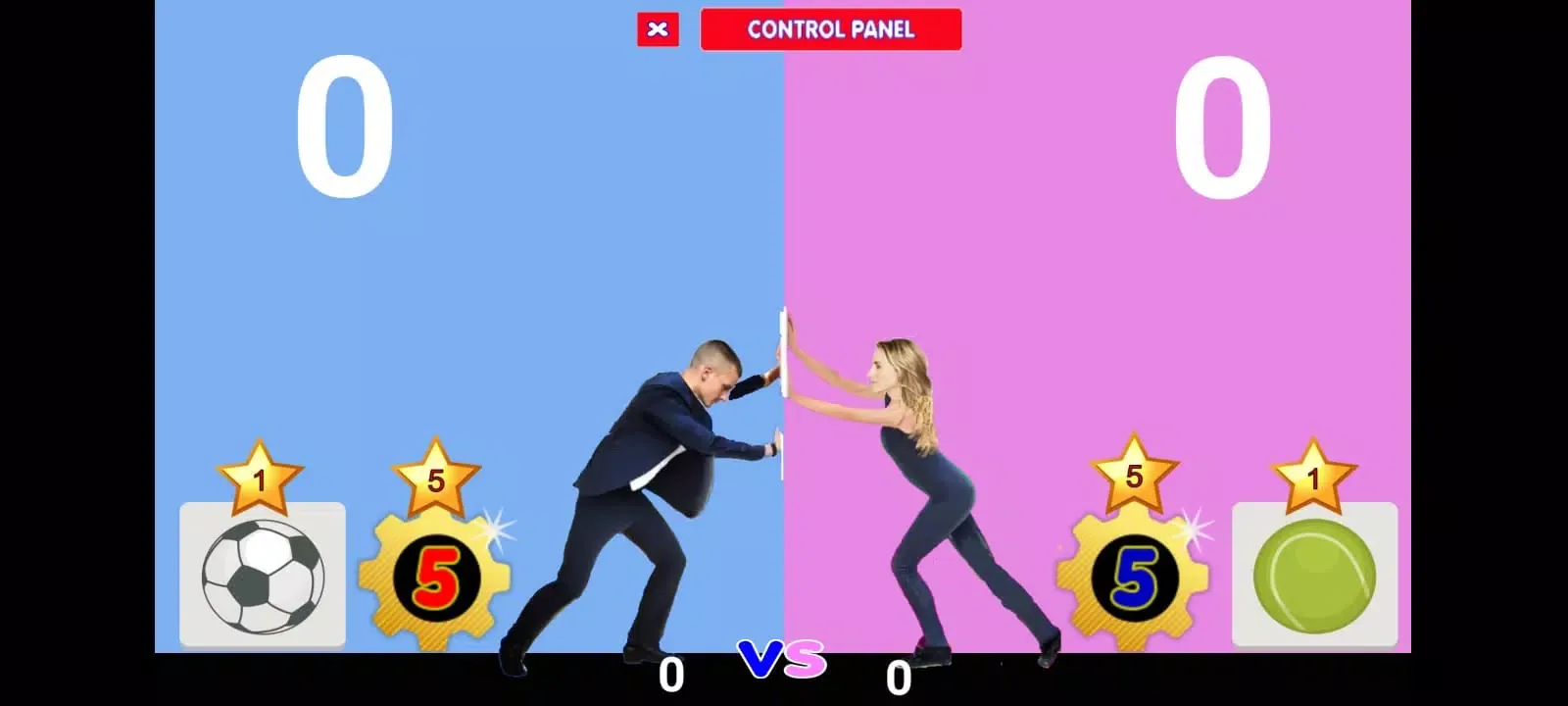 Captures d'écran de Boys vs Girls Tapping