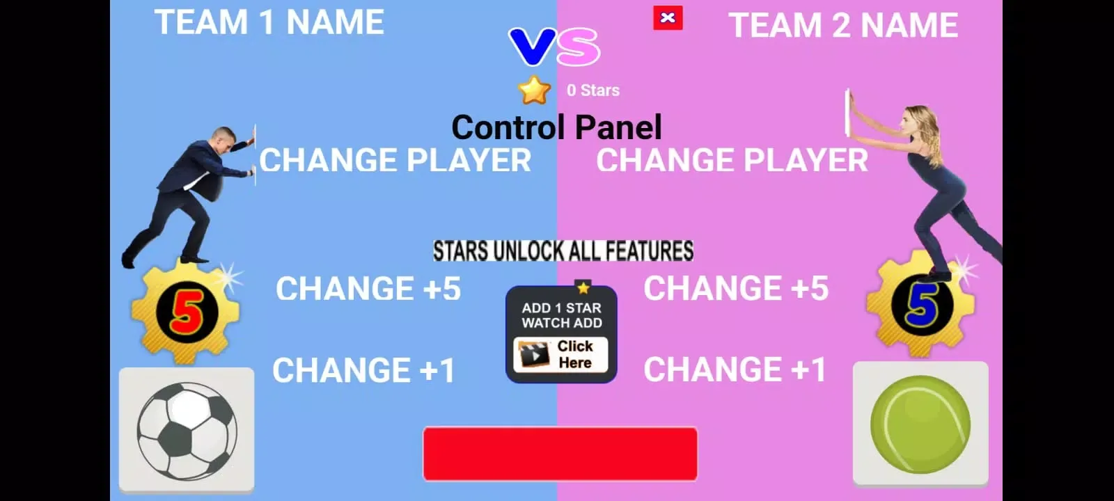 Captures d'écran de Boys vs Girls Tapping