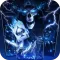 Blue Fire Skull