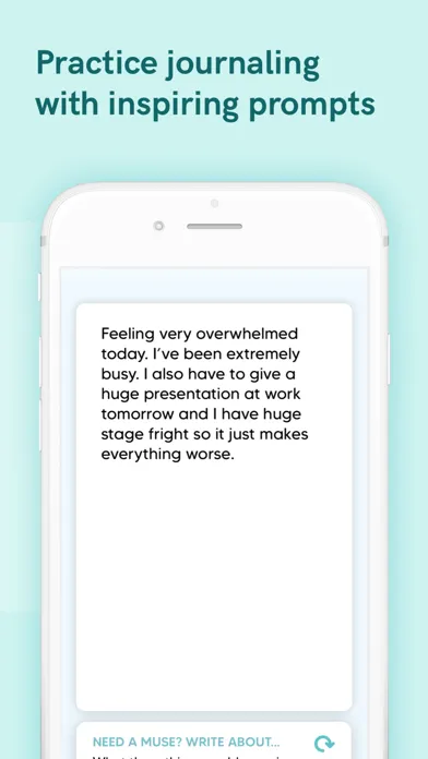 Tangkapan skrin CBT Self-Care Journal
