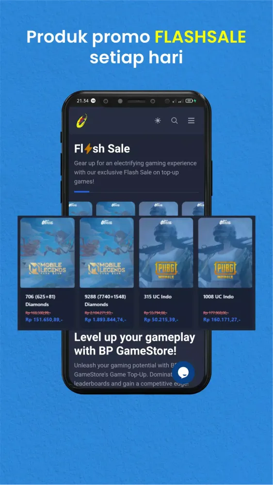 BP GameStore: TopUp Game Murah Screenshots