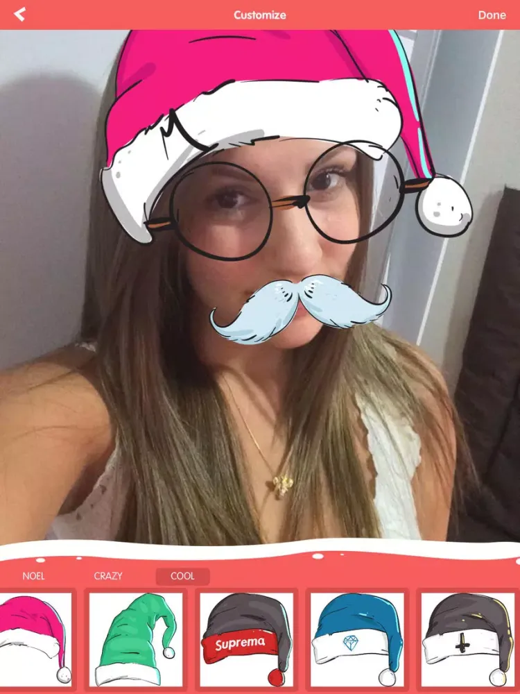 تصاویر Claus - Christmas fun photos iPad 