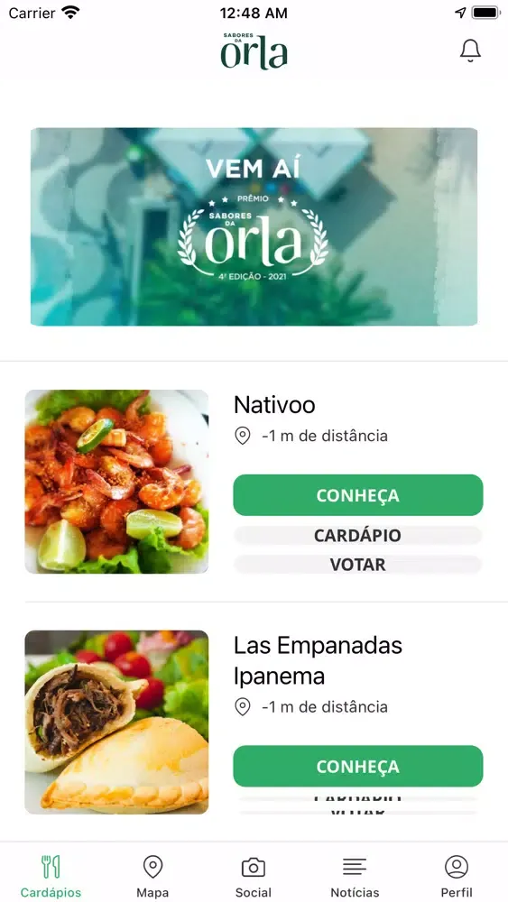 Sabores da Orla应用截图