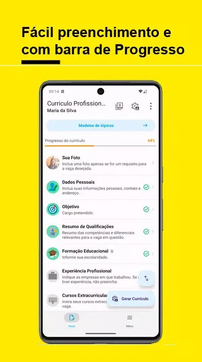 Currículo Profissional Fácil Screenshots