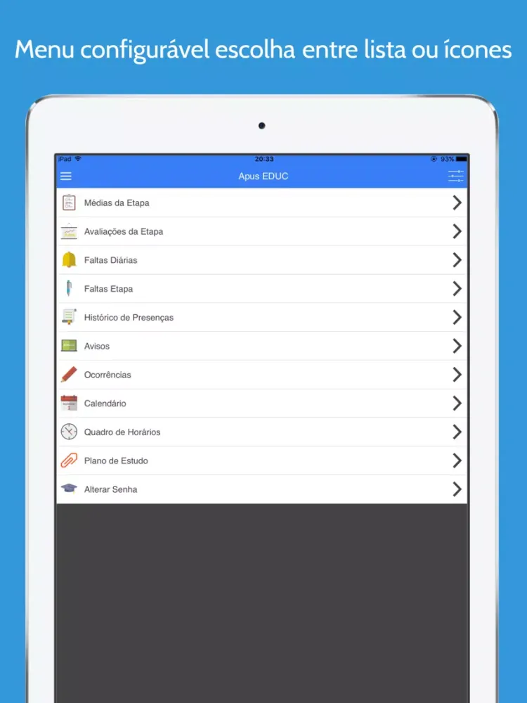 Скриншоты Apus EDUC iPad 