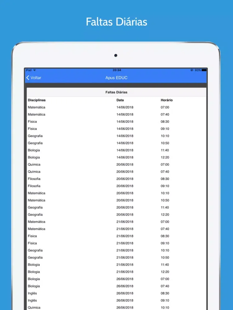 Скриншоты Apus EDUC iPad 