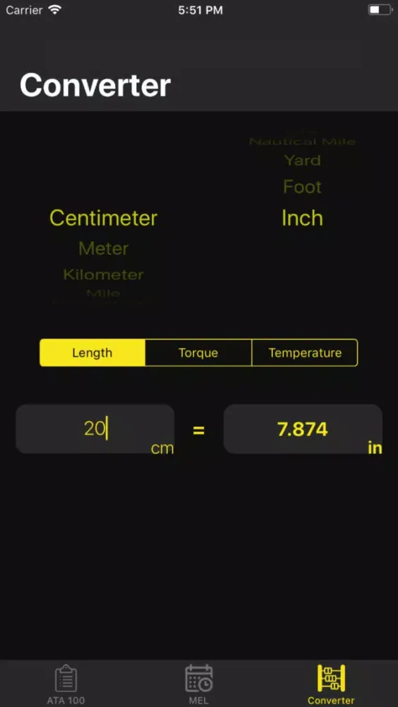 MEL Calculator Screenshots
