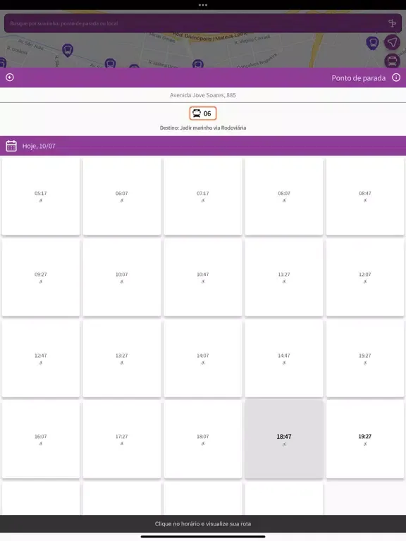 Ảnh chụp màn hình của Meu Buse iPad 