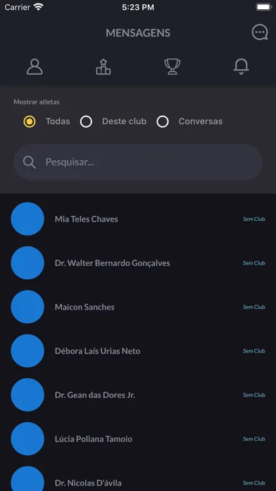 Screenshot di TennisManager BR