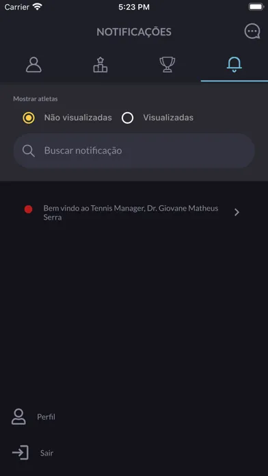 Screenshot di TennisManager BR