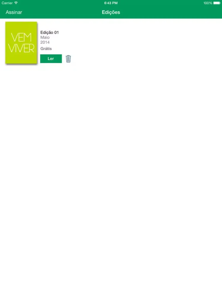 Captures d'écran de Revista Vem Viver iPad 