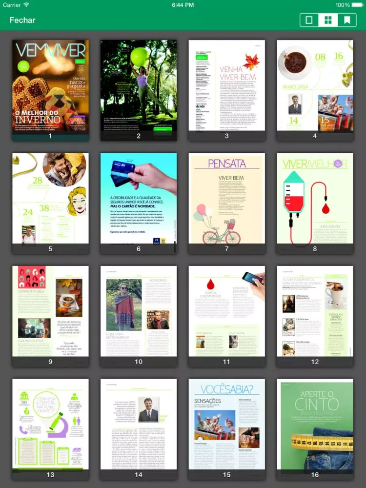 Captures d'écran de Revista Vem Viver iPad 