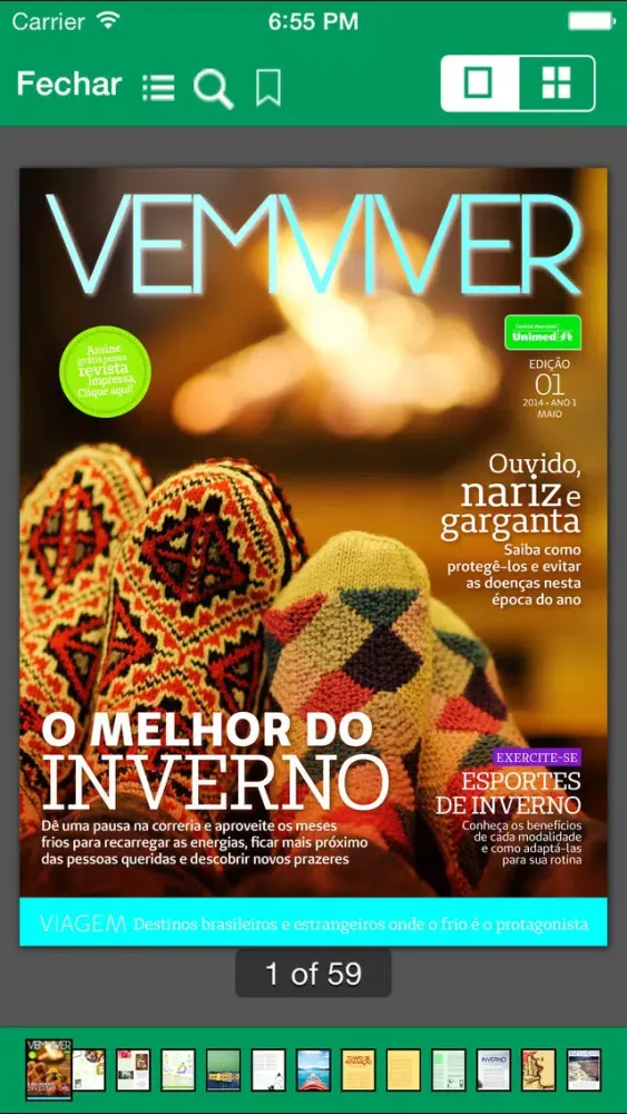 Captures d'écran de Revista Vem Viver
