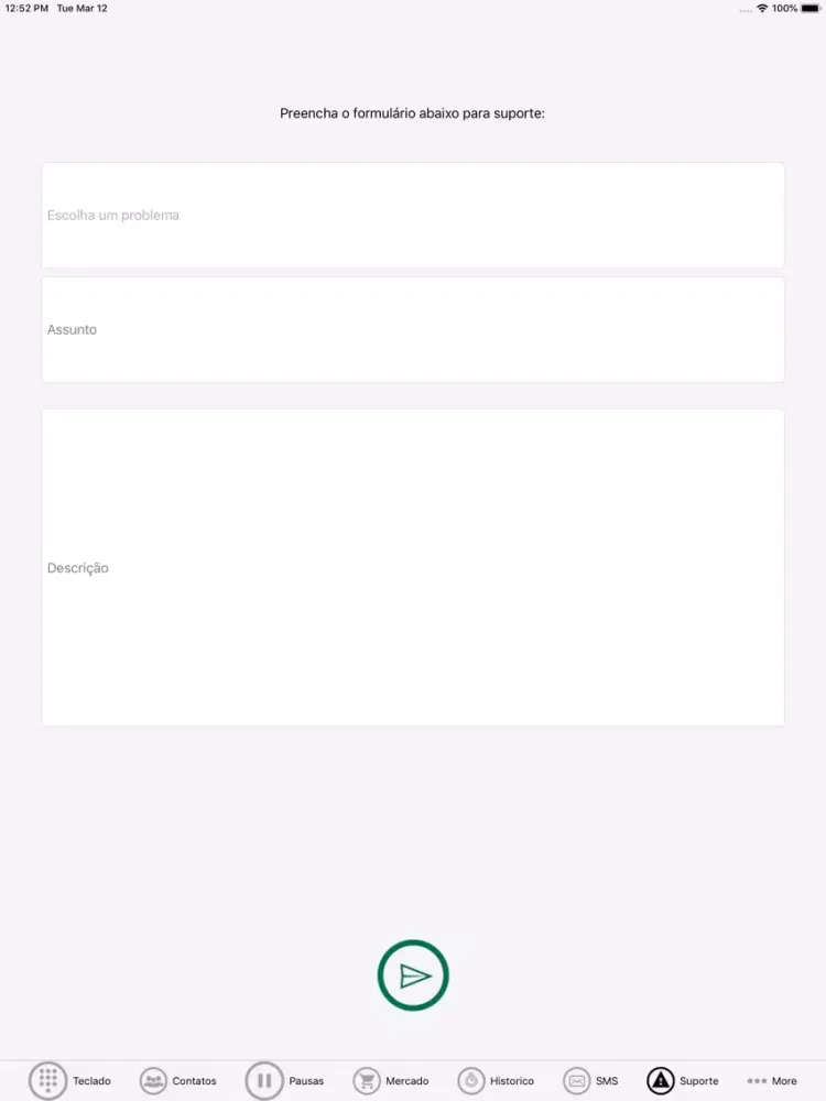 55PBX Softphone iPad  Screenshots