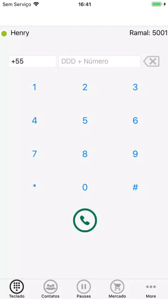 55PBX Softphone Screenshots