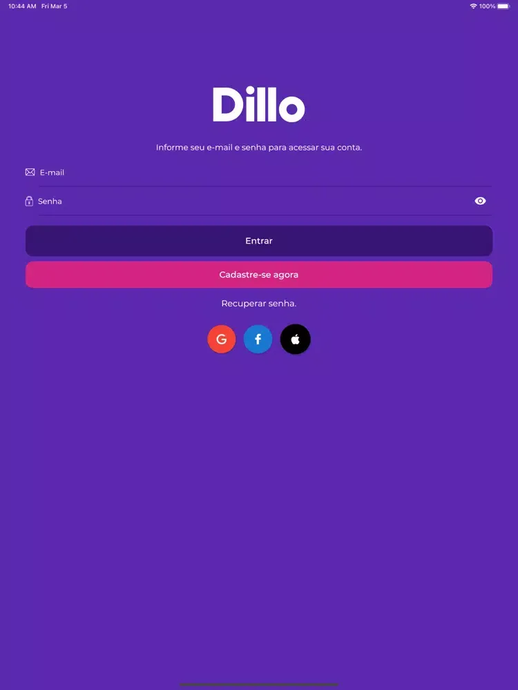 Capturas de pantalla de Dillo iPad 