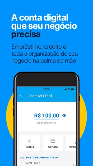 Capturas de pantalla de MEI Fácil: abrir CNPJ e conta