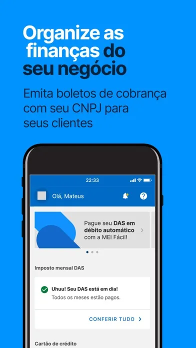Capturas de pantalla de MEI Fácil: abrir CNPJ e conta