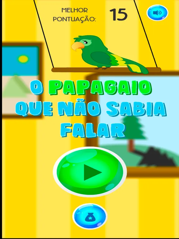 ภาพหน้าจอของ O papagaio que não sabia falar iPad 