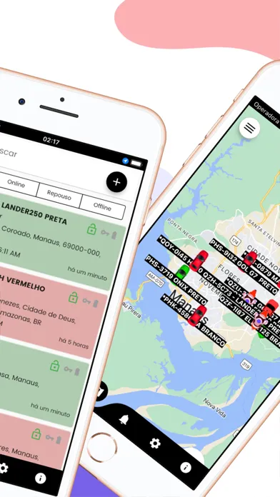 ภาพหน้าจอของ Pegasus Tracker