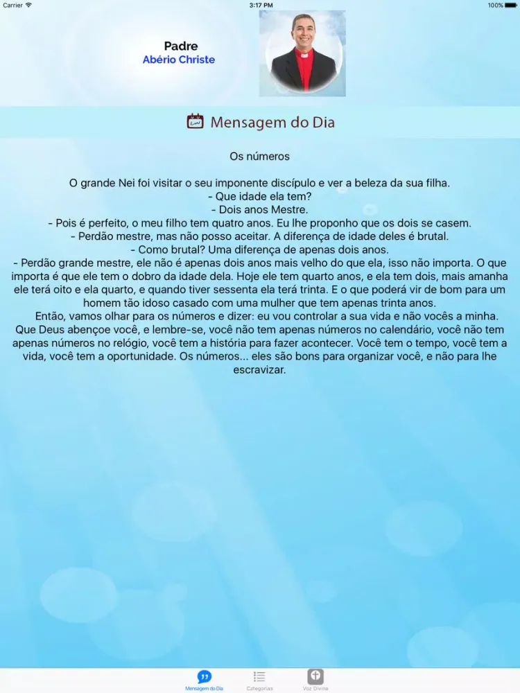Capturas de pantalla de Clube da Fé - ed Padre Abério Christe iPad 
