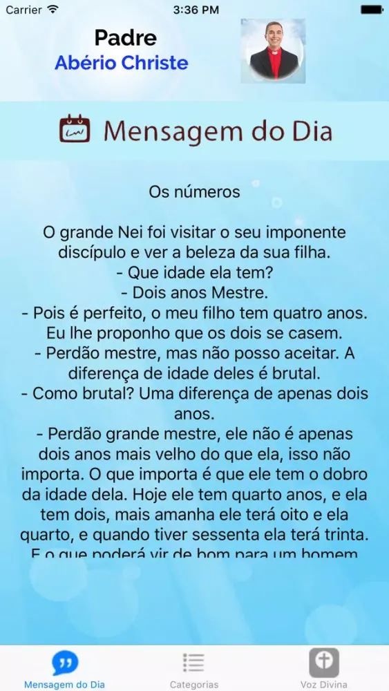 Capturas de pantalla de Clube da Fé - ed Padre Abério Christe