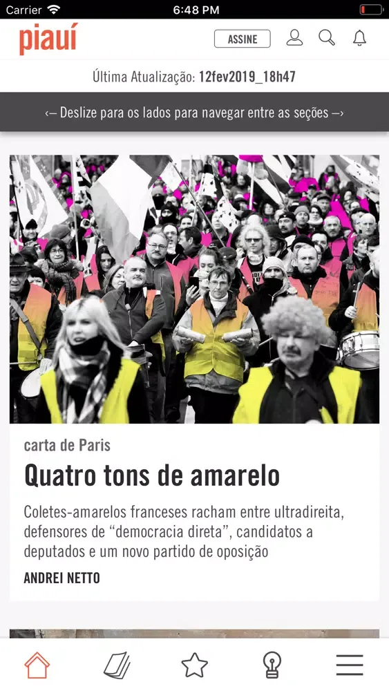 Screenshot di revista piauí