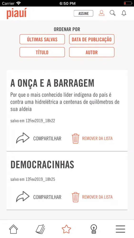 Screenshot di revista piauí
