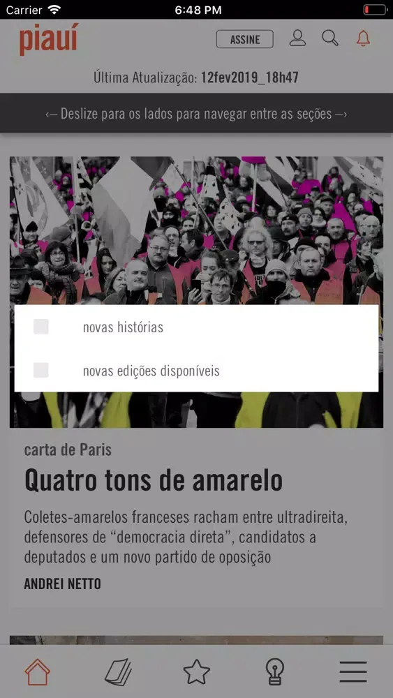 Screenshot di revista piauí