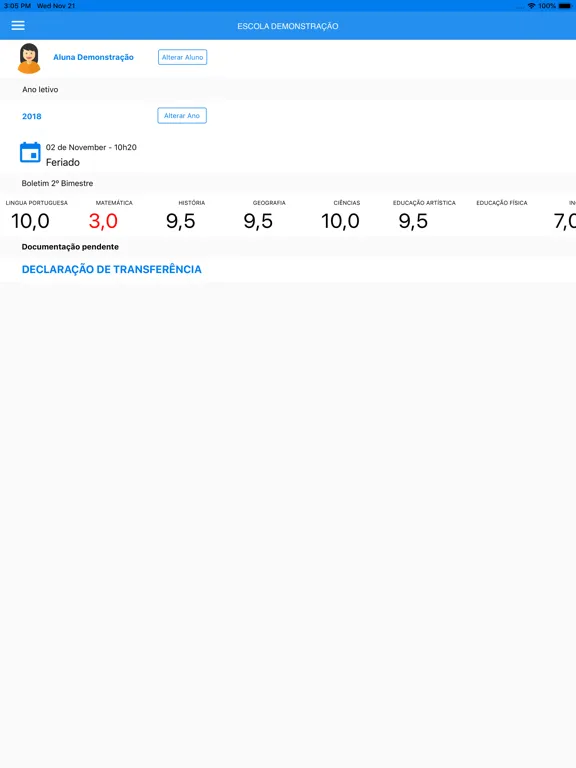 ACADESC - Gestão Escolar iPad  سکرین شاٹس