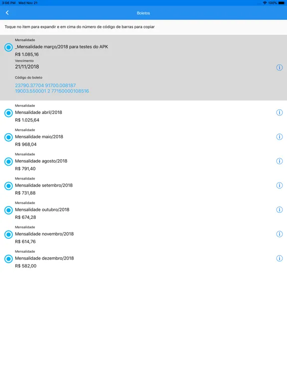 ACADESC - Gestão Escolar iPad  سکرین شاٹس