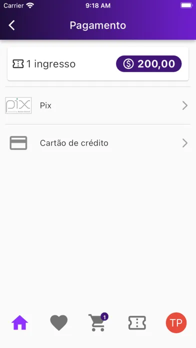 PagPrime Ticket Eventos Screenshots