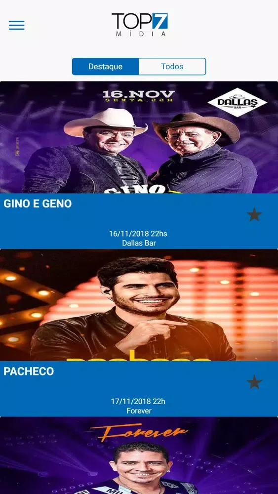 Top 7 Mídia سکرین شاٹس