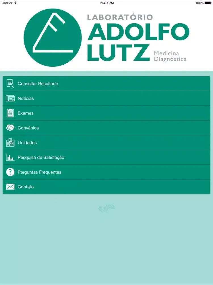 Capturas de pantalla de Laboratório Adolfo Lutz iPad 