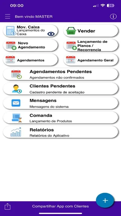 Ảnh chụp màn hình của Agenda99 Empresa
