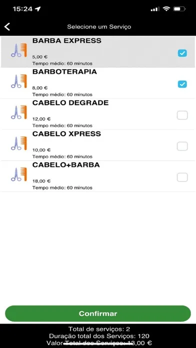 Screenshot di Texas Barbearia