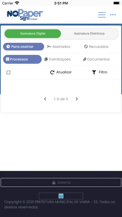 Tangkapan layar NoPaperSign Viana